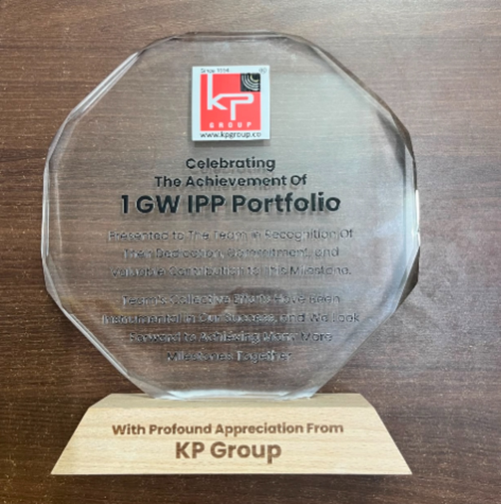 1 GW IPP Portfolio Achievement Award